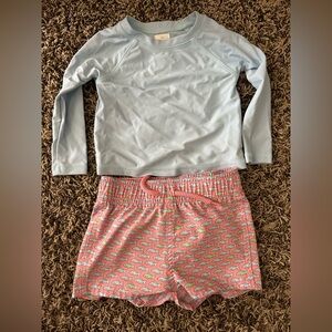 Starting Out Light Blue Infant Rash Guard Top